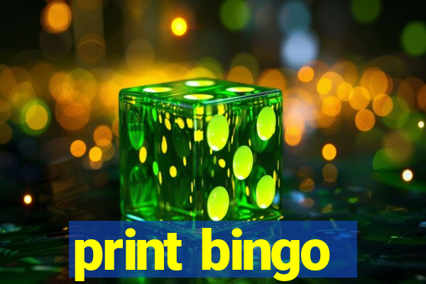 print bingo